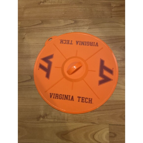 University Of Virginia Tech 9" Silicone Lid for Pots Bowls Multi-Color - Picture 1 of 8